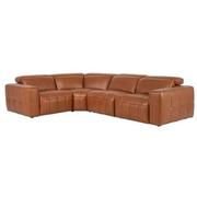 Chai Leather Power Reclining Sectional with 4PCS/2PWR  main image, 1 of 8 images.