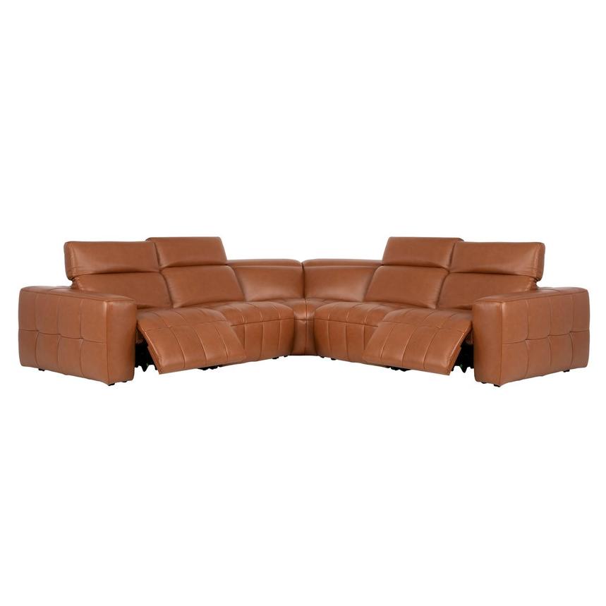 Chai Leather Power Reclining Sectional with 5PCS/2PWR  alternate image, 2 of 8 images.