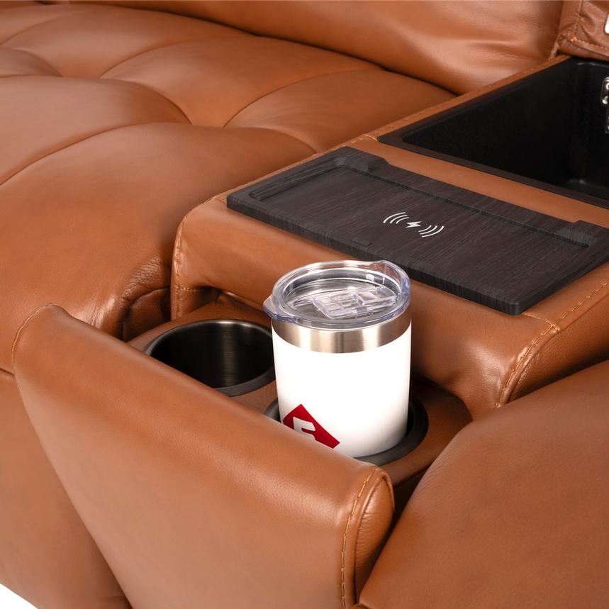 Chai Leather Power Reclining Sectional with 6PCS/2PWR  alternate image, 7 of 11 images.