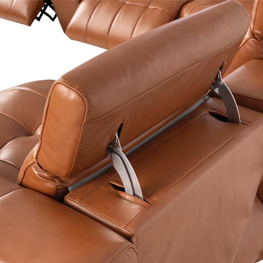 Chai Leather Power Reclining Sectional with 6PCS/3PWR alternate image, 8 of 11 images.