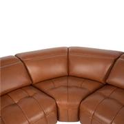 Chai Leather Power Reclining Sectional with 7PCS/3PWR  alternate image, 4 of 11 images.