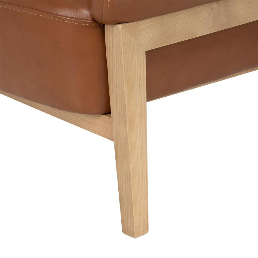 Giada Tan Leather Accent Chair  alternate image, 7 of 8 images.