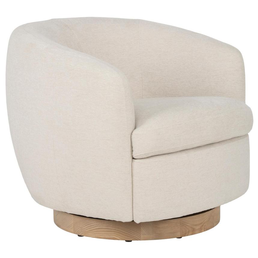 Leyla II Cream Accent Chair alternate image, 3 of 8 images.