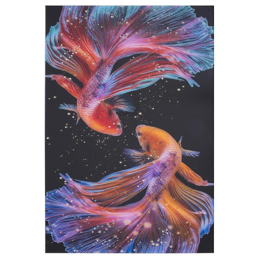 Betta Multicolor Acrylic Wall Art main image, 1 of 3 images.