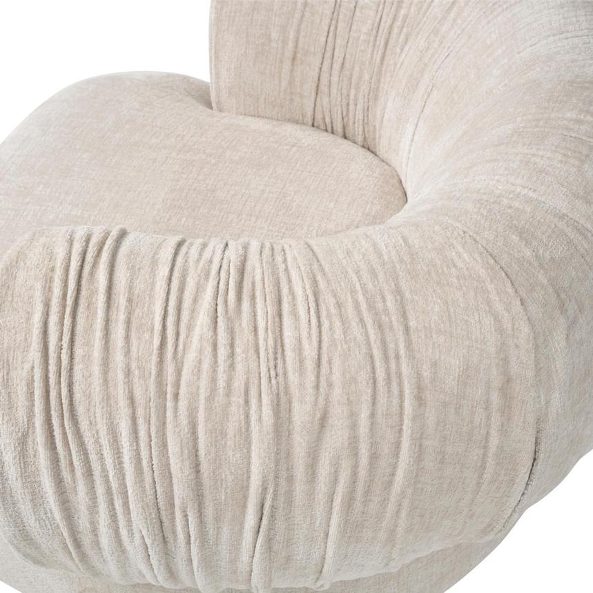 Donna Cream Accent Chair alternate image, 5 of 9 images.