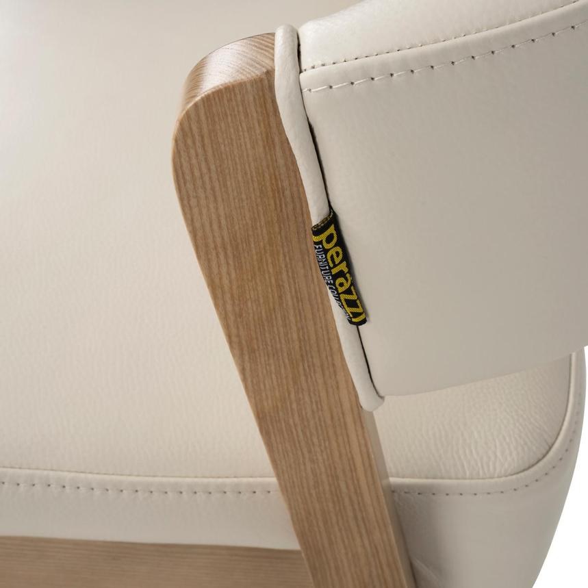 Kayla Taupe Leather Counter Stool alternate image, 8 of 10 images.