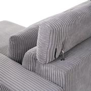 Flow Gray Sliding Sofa w/Right Chaise  alternate image, 7 of 11 images.
