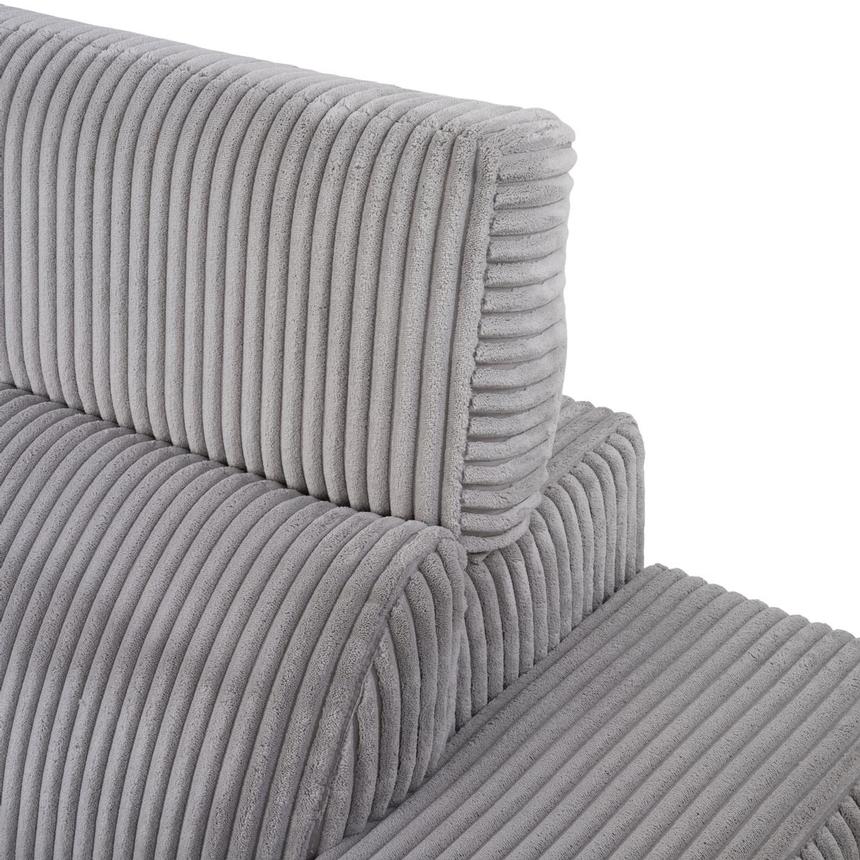 Flow Gray Sliding Sofa w/Right Chaise  alternate image, 8 of 11 images.