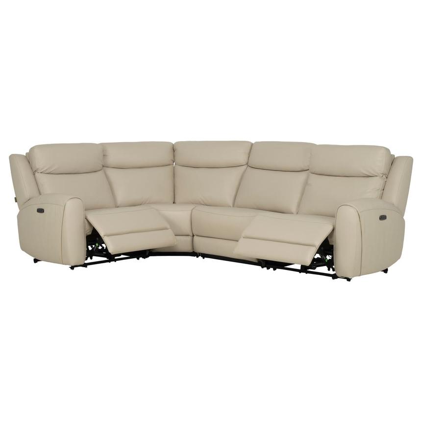 Miata Leather Power Reclining Sectional with 4PCS/2PWR  alternate image, 2 of 10 images.