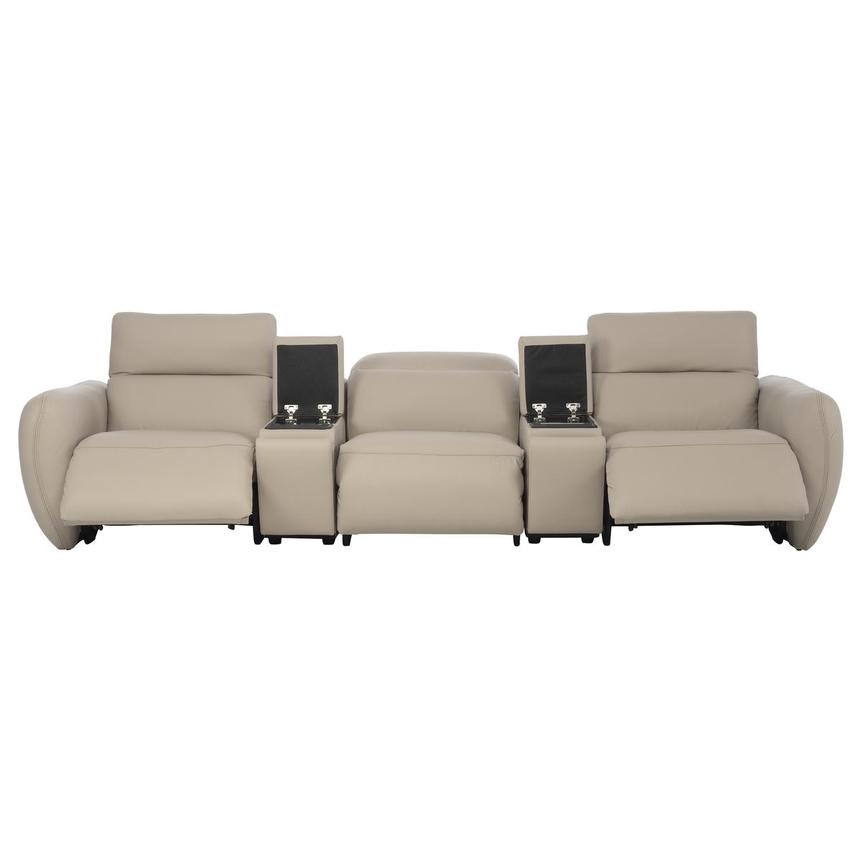 Baloo Home Theater Leather Seating with 5PCS/2PWR alternate image, 3 of 12 images.