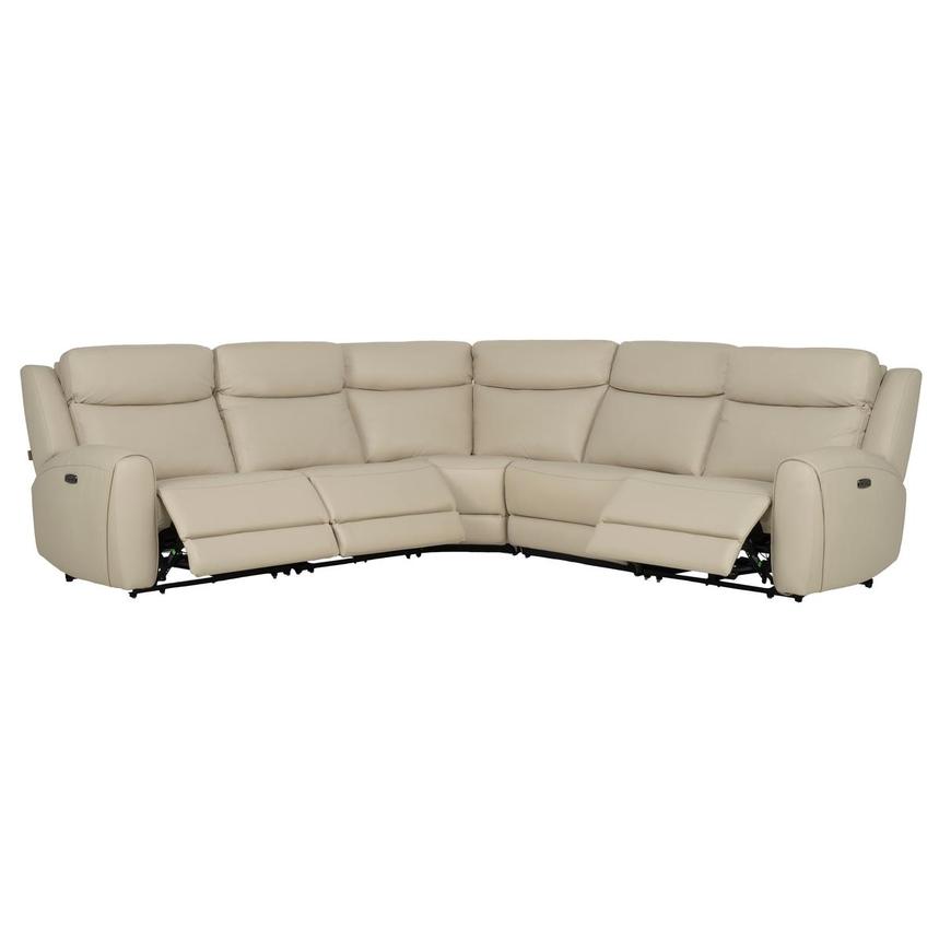 Miata Leather Power Reclining Sectional with 5PCS/3PWR  alternate image, 2 of 10 images.