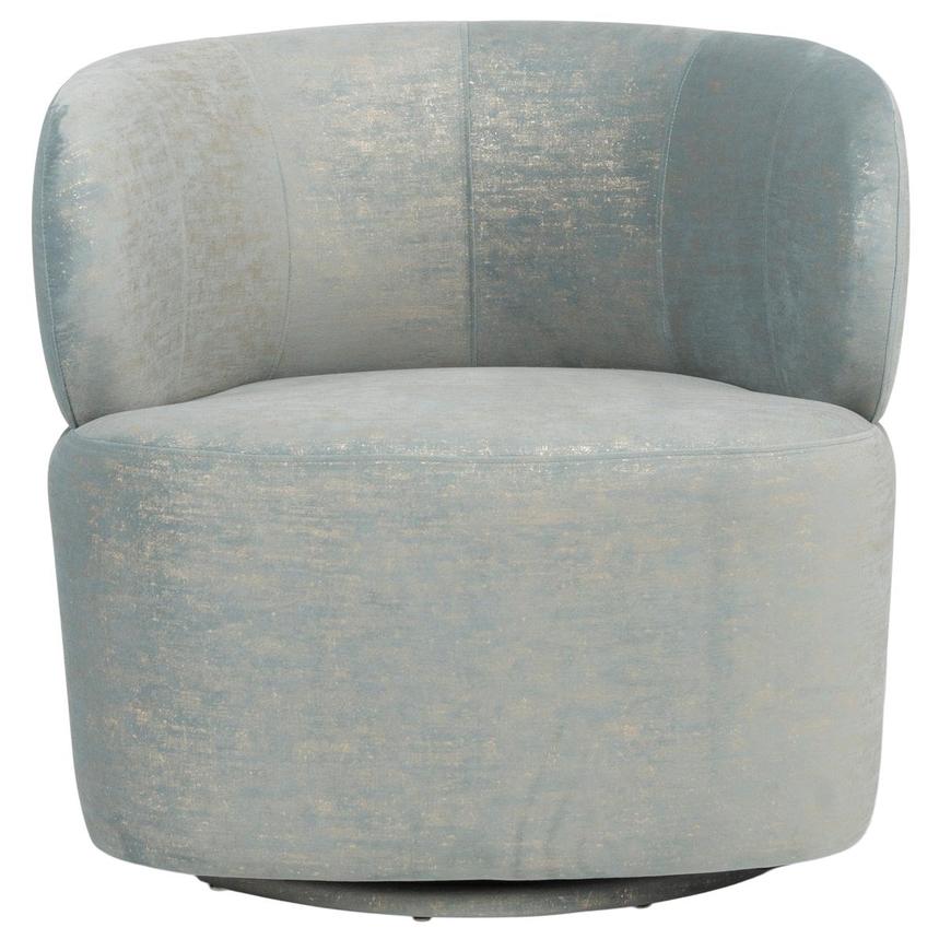 Julio Light Blue Accent Chair  alternate image, 2 of 8 images.