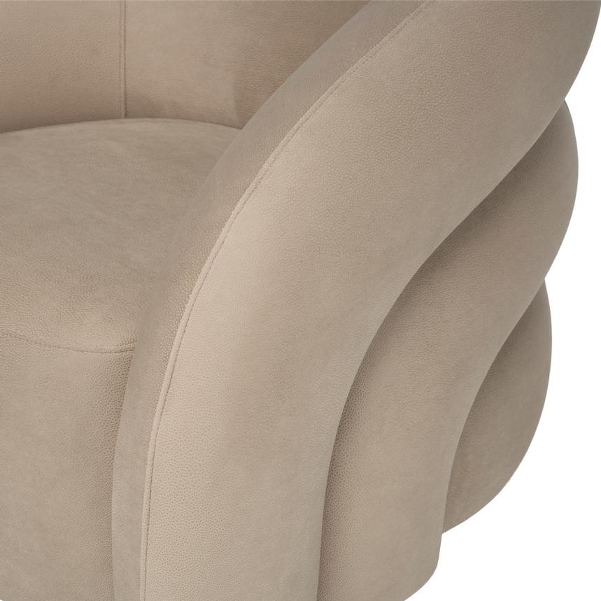 Sandy Taupe Accent Chair  alternate image, 7 of 8 images.