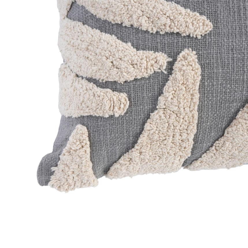 Palm Leaves Gray Accent Pillow alternate image, 3 of 3 images.