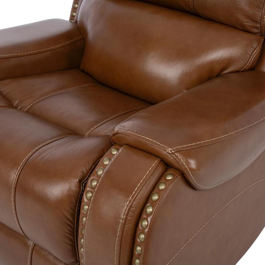 Durham Tan Leather Power Recliner alternate image, 8 of 11 images.