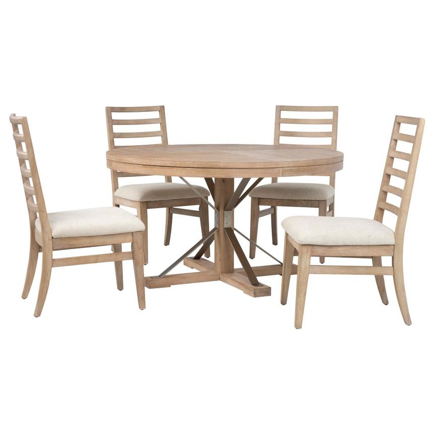 Wayne 5-Piece Round Dining Set main image, 1 of 16 images.