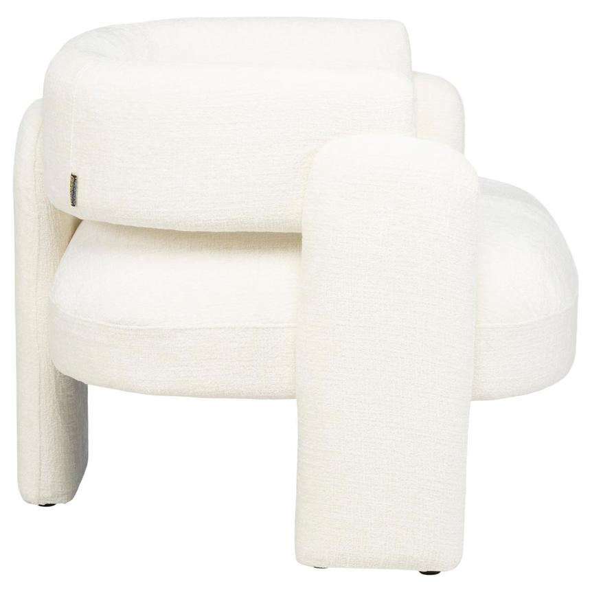 Melbourne White Accent Chair alternate image, 3 of 8 images.