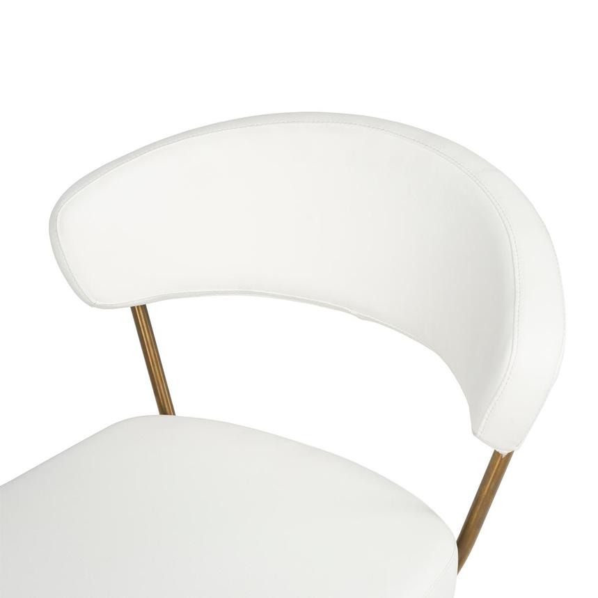Bold White/Gold Adjustable Stool alternate image, 6 of 9 images.