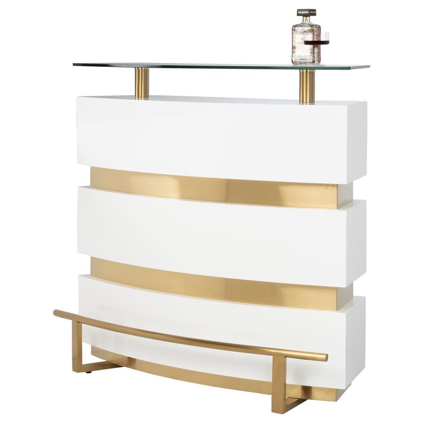Xenia White/Gold Bar