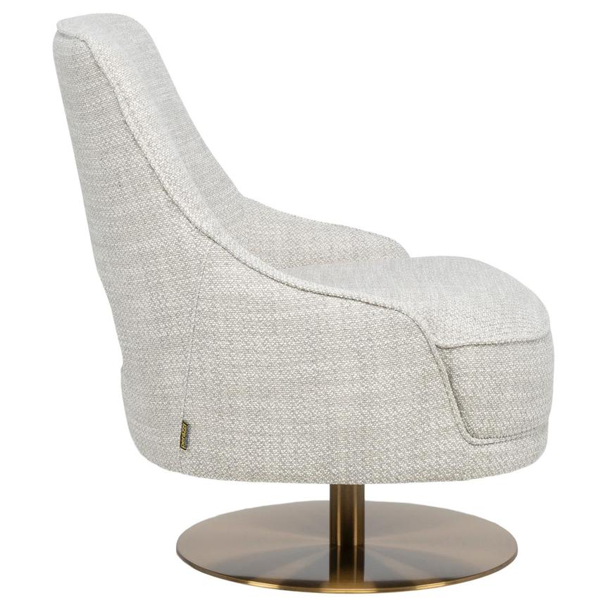 Echo Taupe Swivel Accent Chair alternate image, 3 of 8 images.