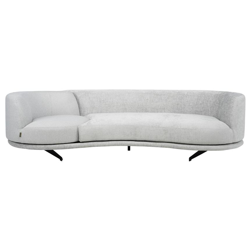 Rhea Gray Swivel Sofa  alternate image, 2 of 11 images.