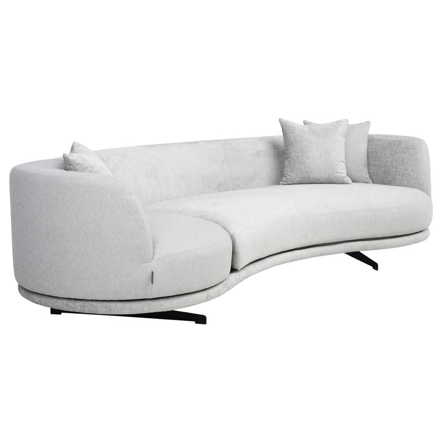 Rhea Gray Swivel Sofa alternate image, 3 of 11 images.