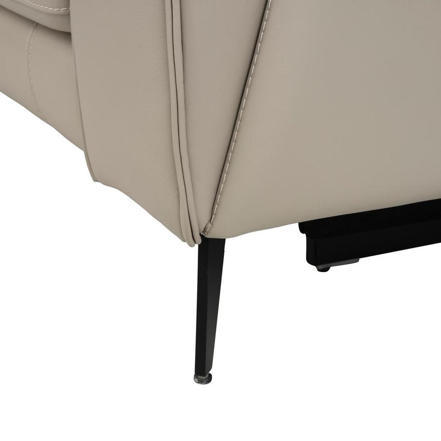 Luke 2.0 Taupe Leather Power Reclining Sectional with 5PCS/2PWR  alternate image, 7 of 8 images.