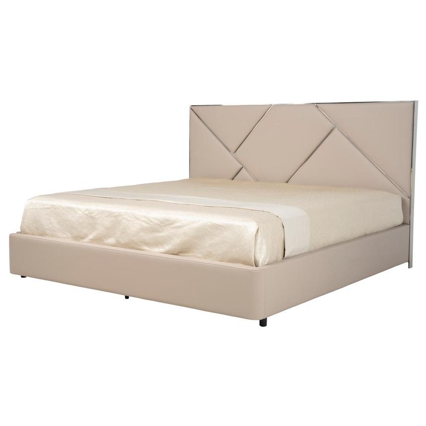 Orion Taupe King Storage Bed  alternate image, 2 of 9 images.