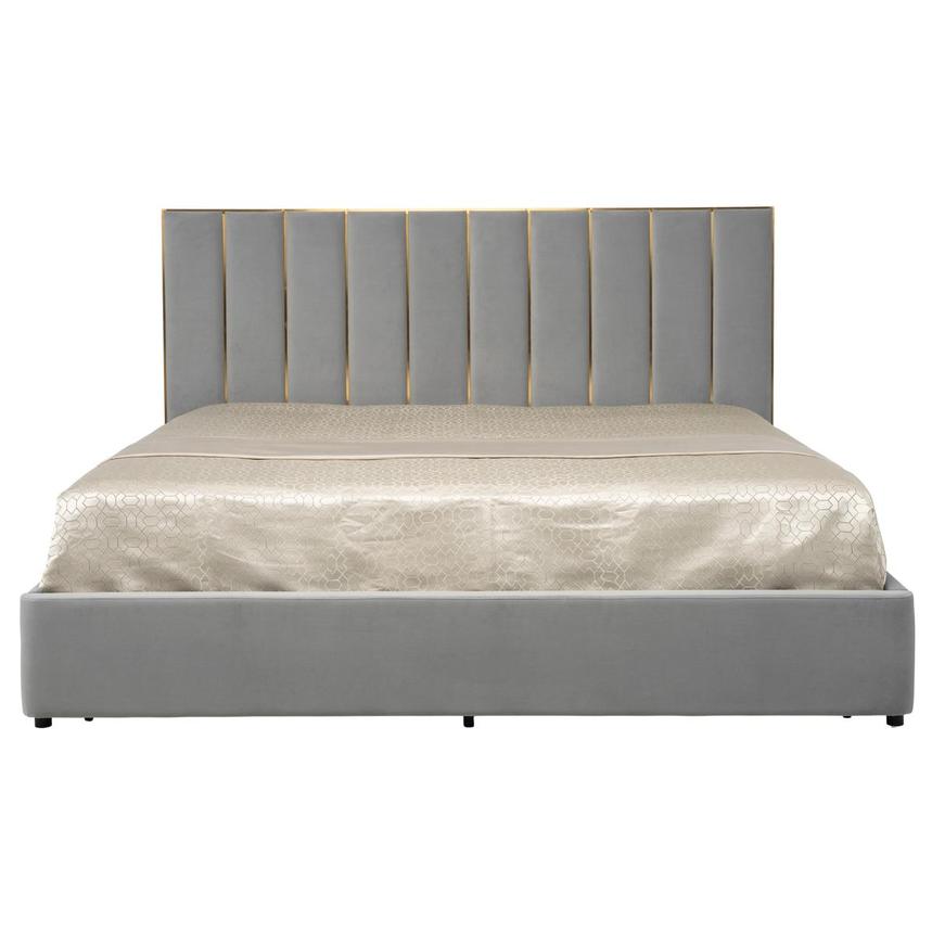 Linea Gray Queen Storage Bed  alternate image, 5 of 11 images.