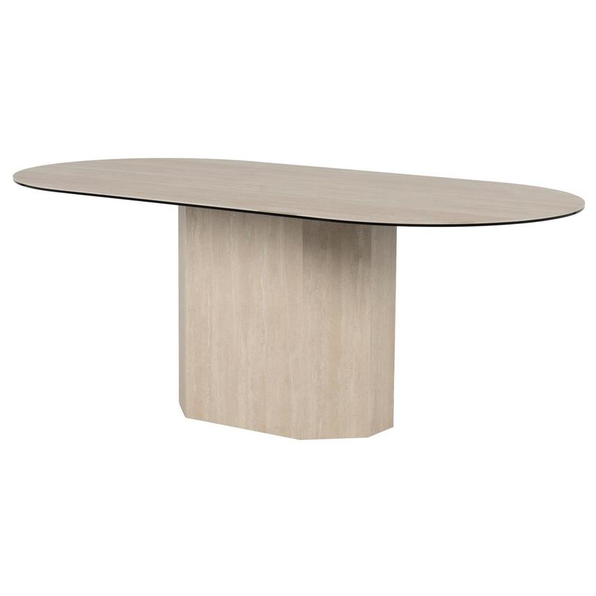 Alabaster Rectangular Dining Table main image, 1 of 6 images.