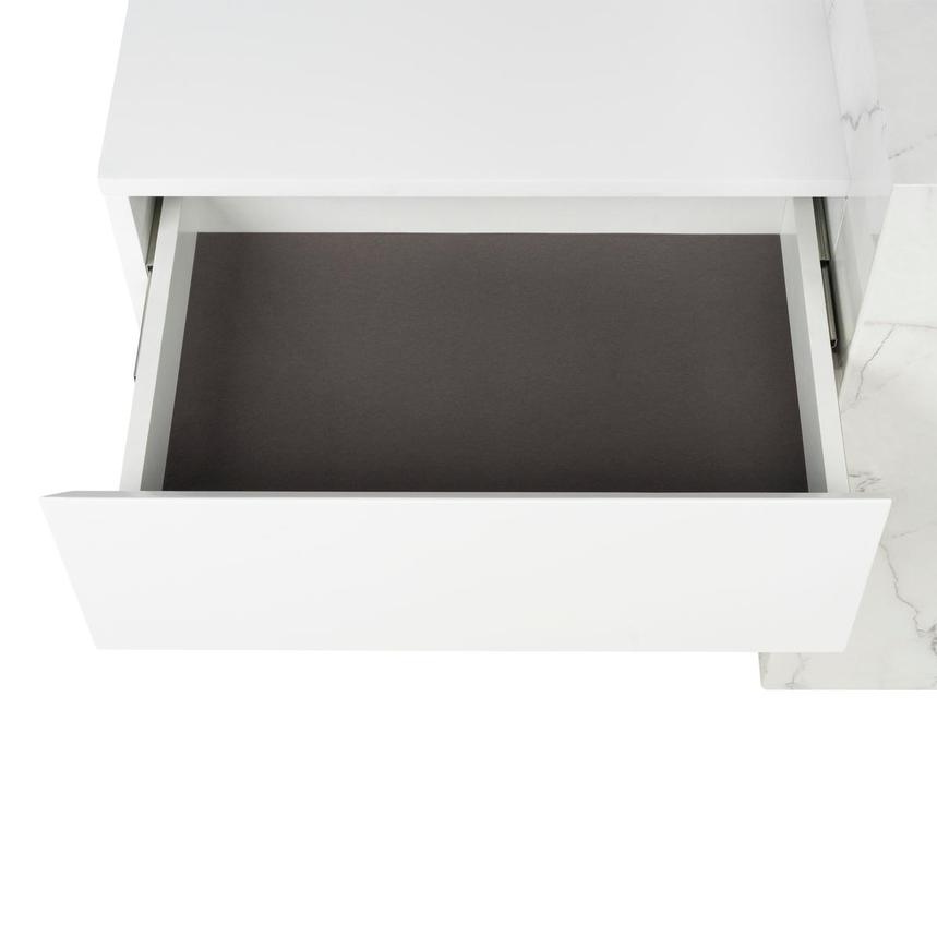 Luxe Line White TV Stand  alternate image, 9 of 11 images.