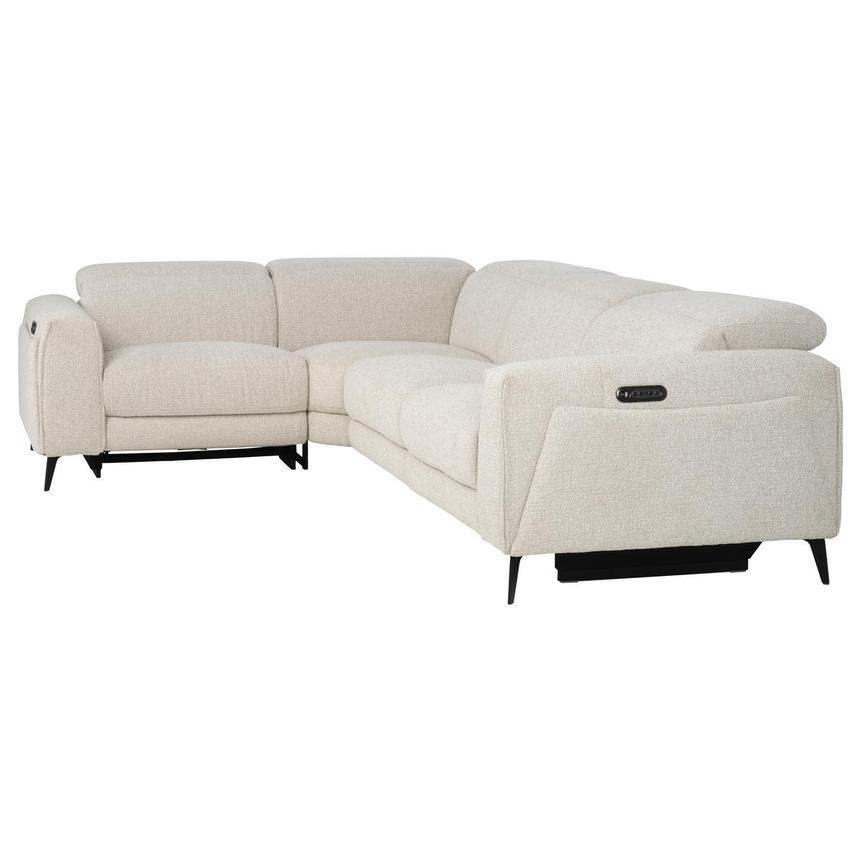 Luke Gray Power Reclining Sectional with 4PCS/2PWR alternate image, 3 of 9 images.