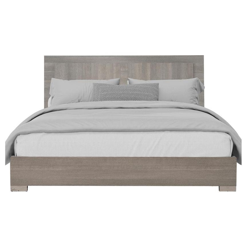 Tivo Gray King Panel Bed  alternate image, 4 of 8 images.