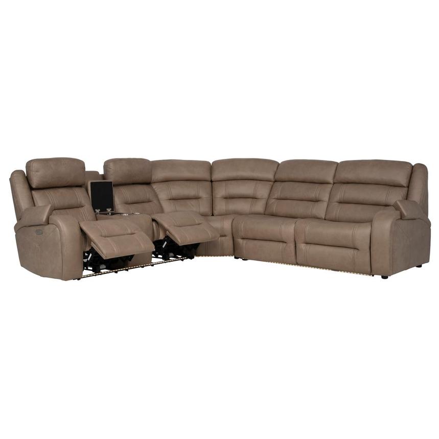 Rock Power Reclining Sleeper Sectional with 5PCS/2PWR  alternate image, 2 of 14 images.