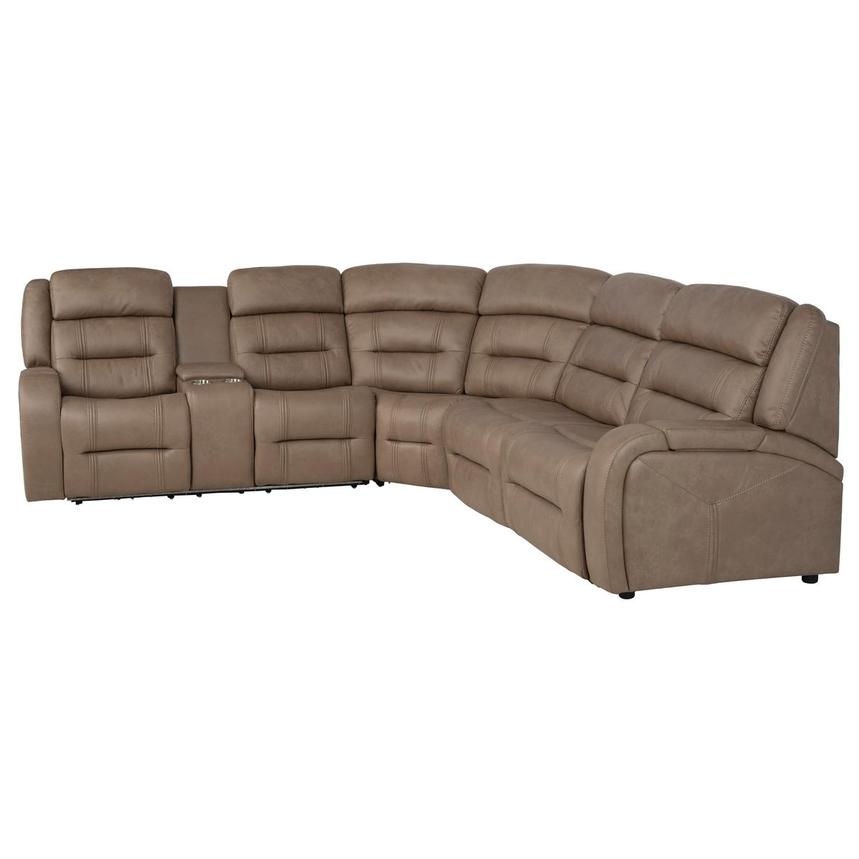 Rock Power Reclining Sleeper Sectional with 5PCS/2PWR  alternate image, 5 of 14 images.