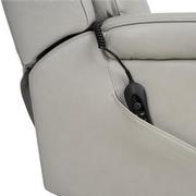 Alex Gray Leather Power Recliner  alternate image, 10 of 12 images.