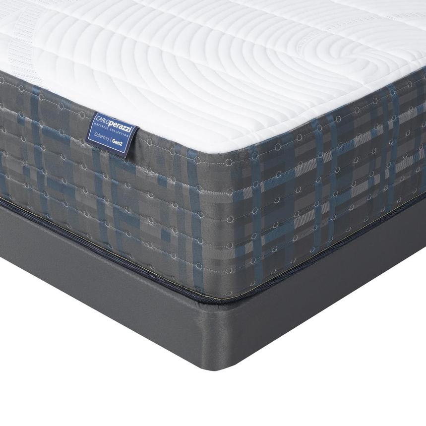 Salermo Gen2-Hybrid Firm Full Mattress w/Low Foundation by Carlo Perazzi  alternate image, 3 of 3 images.