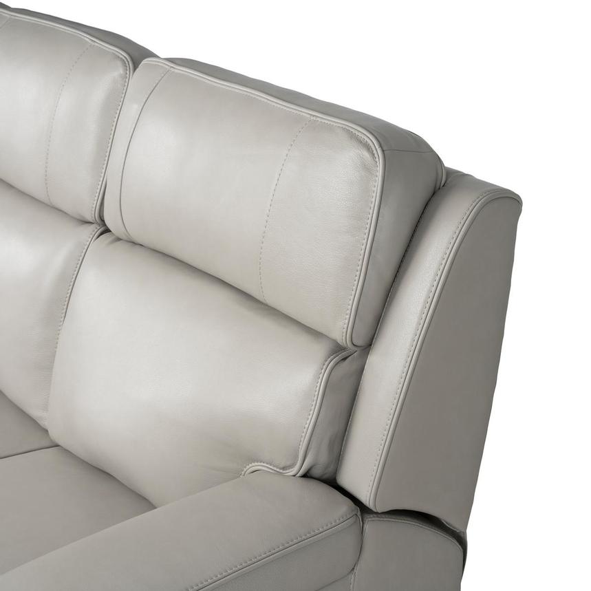 Alex Gray Leather Power Reclining Sofa alternate image, 6 of 12 images.