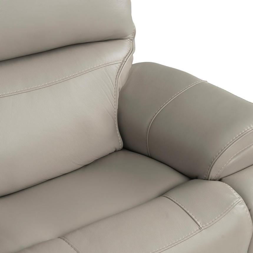 Granite Leather Power Reclining Sectional with 4PCS/2PWR alternate image, 6 of 12 images.