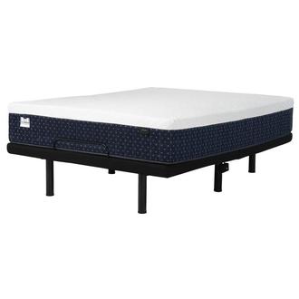 Dorzano Gen2-Medium King Mattress w/Donalie Powered Base by Carlo Perazzi Elite