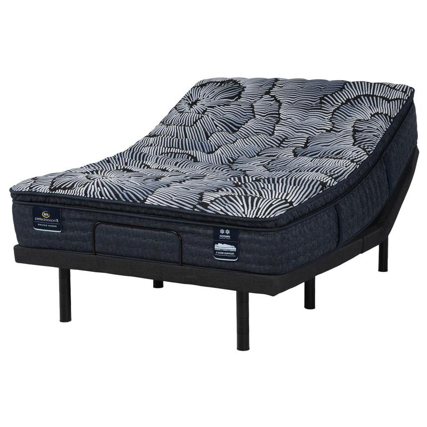 Lexton-Medium Pillow Top King Mattress w/Motion Renew Powered Base by Serta®  alternate image, 2 of 10 images.