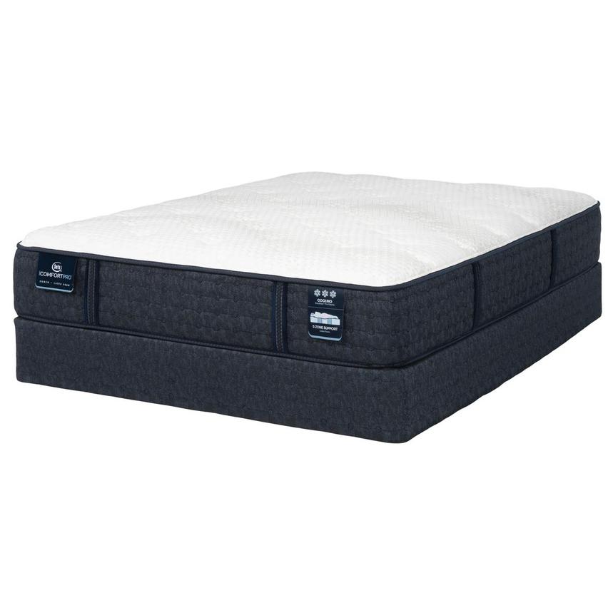 Chelsea-Medium Queen Mattress w/Regular Foundation by Serta main image, 1 of 8 images.