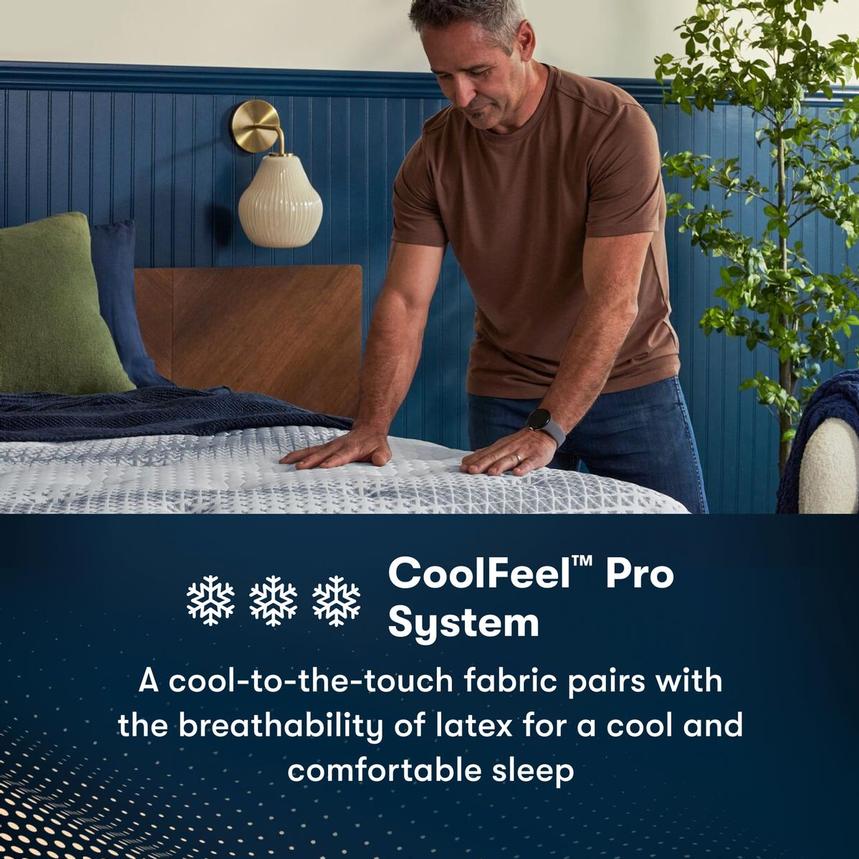 Chelsea-Medium Queen Mattress w/Low Foundation by Serta iComfort