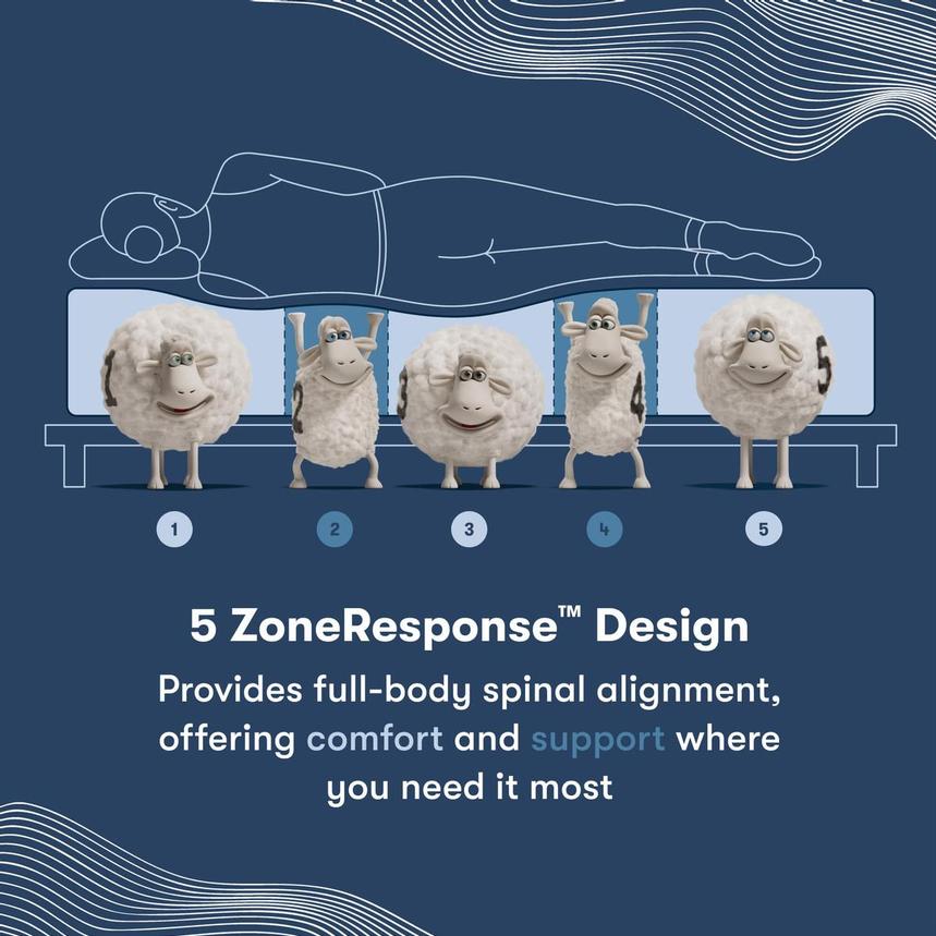 Aspire-Plush Twin XL Mattress w/Motion Renew Powered Base by Serta®  alternate image, 9 of 9 images.