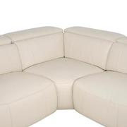 Cordova Cream Leather Power Reclining Sectional with 6PCS/3PWR  alternate image, 4 of 13 images.