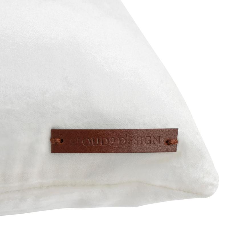 Pars White Accent Pillow alternate image, 3 of 4 images.
