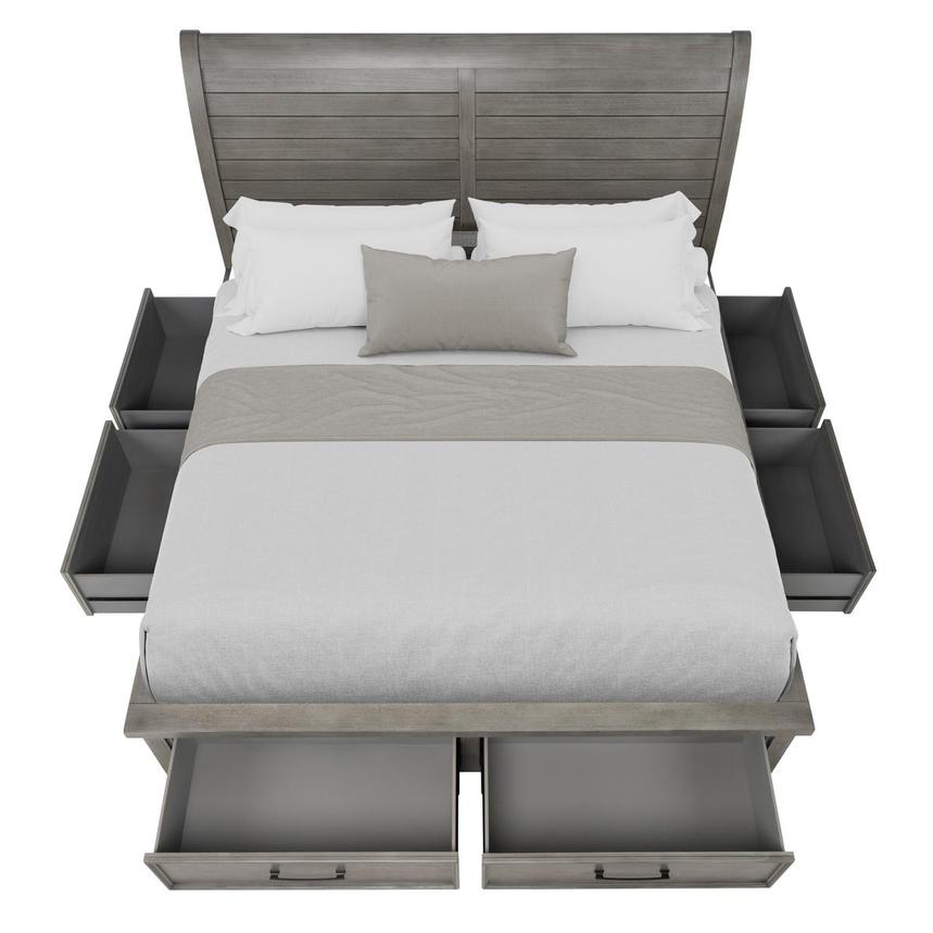 Justin Gray King Storage Bed alternate image, 6 of 9 images.