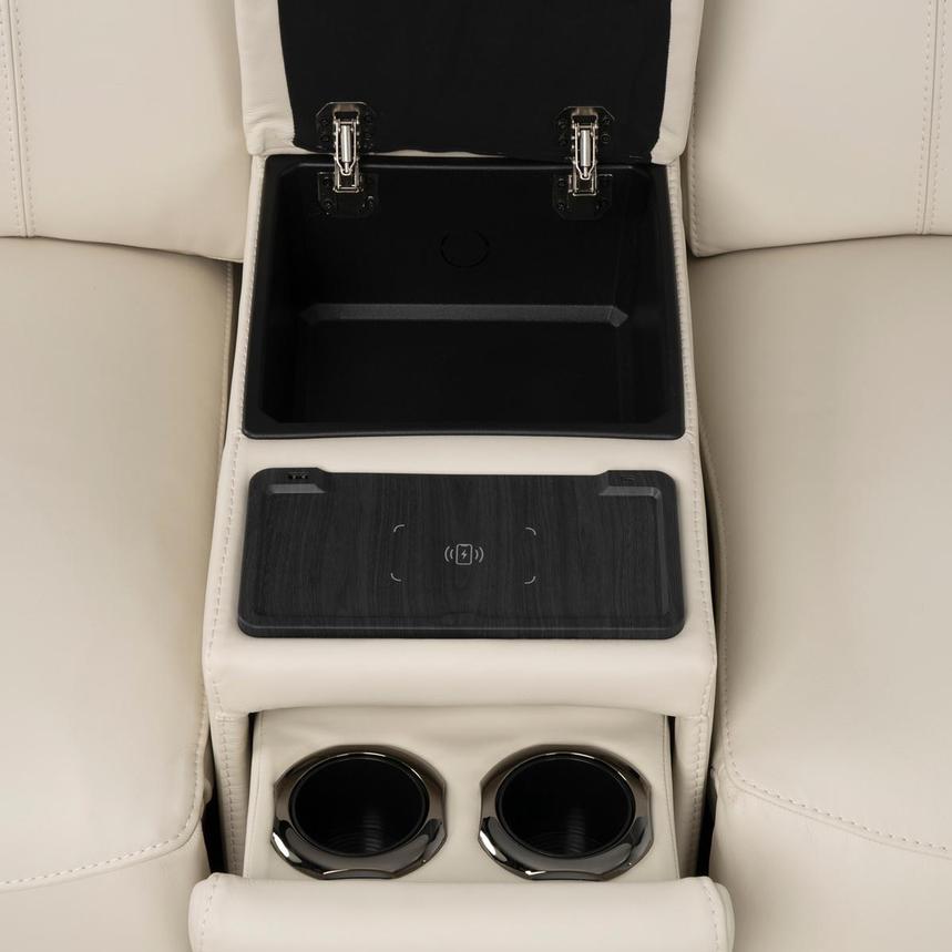 Cordova Cream Home Theater Leather Seating with 5PCS/3PWR alternate image, 8 of 14 images.
