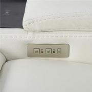Zeus Leather Power Reclining Sofa w/Console  alternate image, 15 of 16 images.