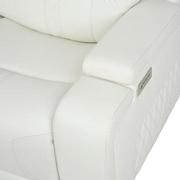 Zeus Leather Power Reclining Sofa  alternate image, 15 of 16 images.